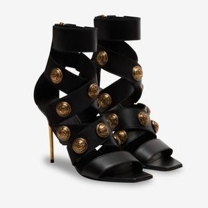 Balmain Alma Leather Heel